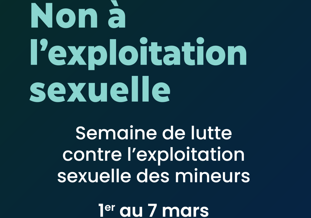 Semaine et Journée nationale de lutte contre l’exploitation sexuelle des mineurs