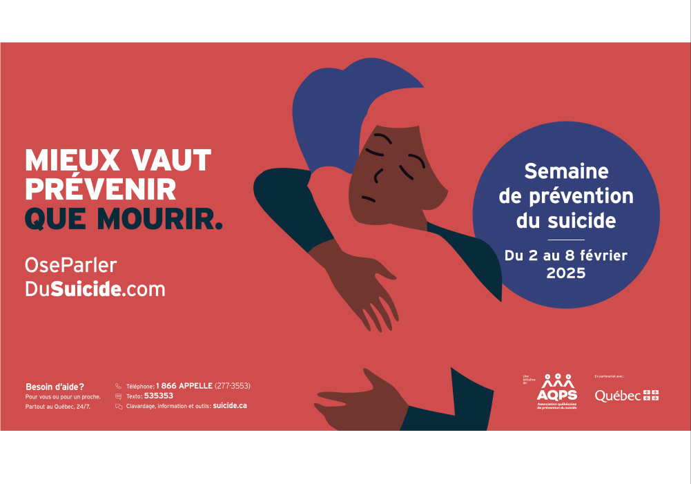 Semaine de prévention du suicide 2025